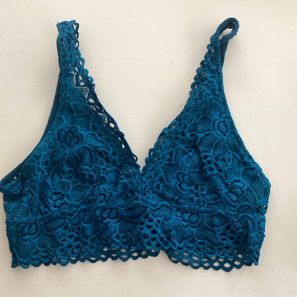 3/$10 Aerie Teal Bralette